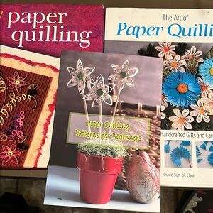 Paper quilling books and materials
